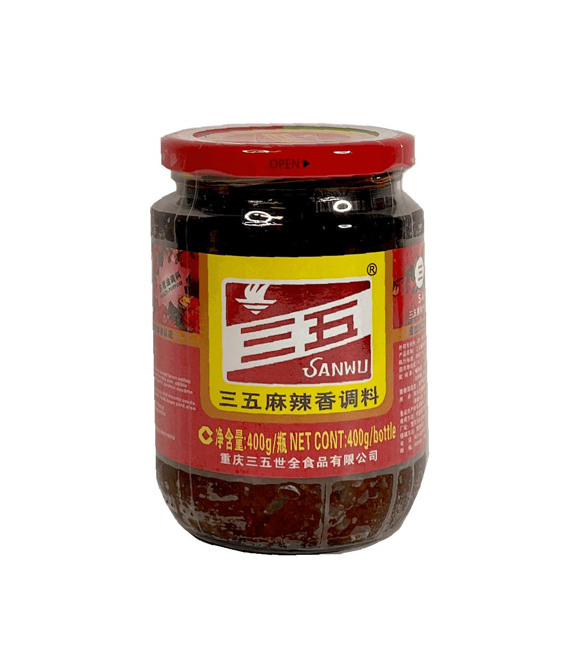 Chilipasta Med Stark Smak 400g San Wu Kina
