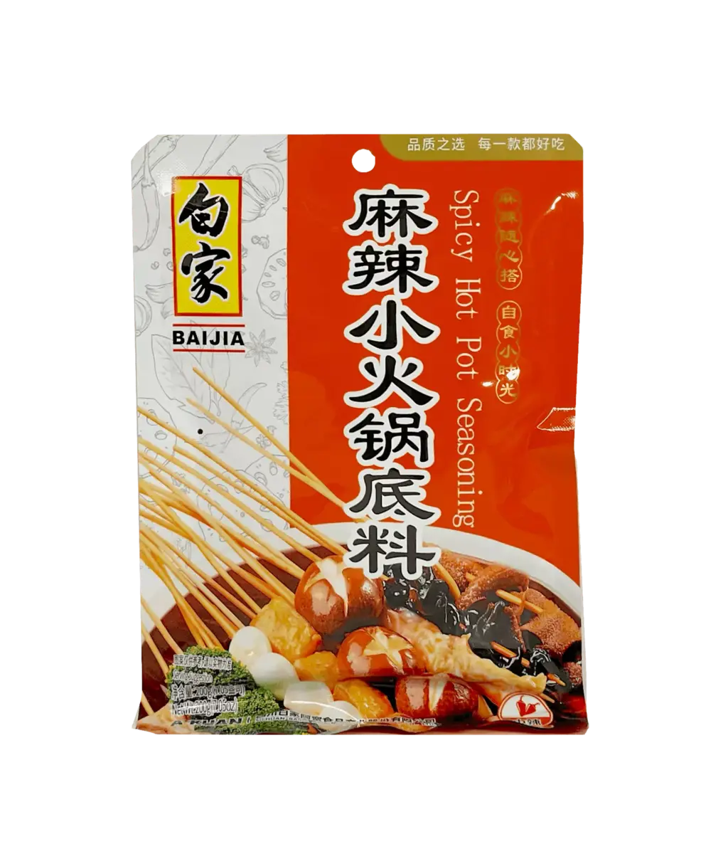 Spicy Hot Pot Seasoning 200g Bai Jia Kina