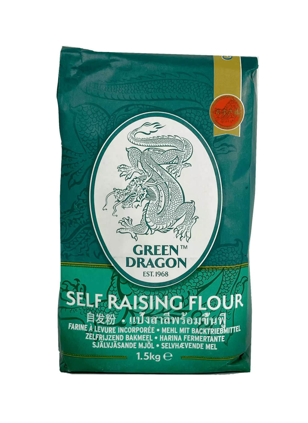 Self Rasing Flour 1,5kg Green Dragon