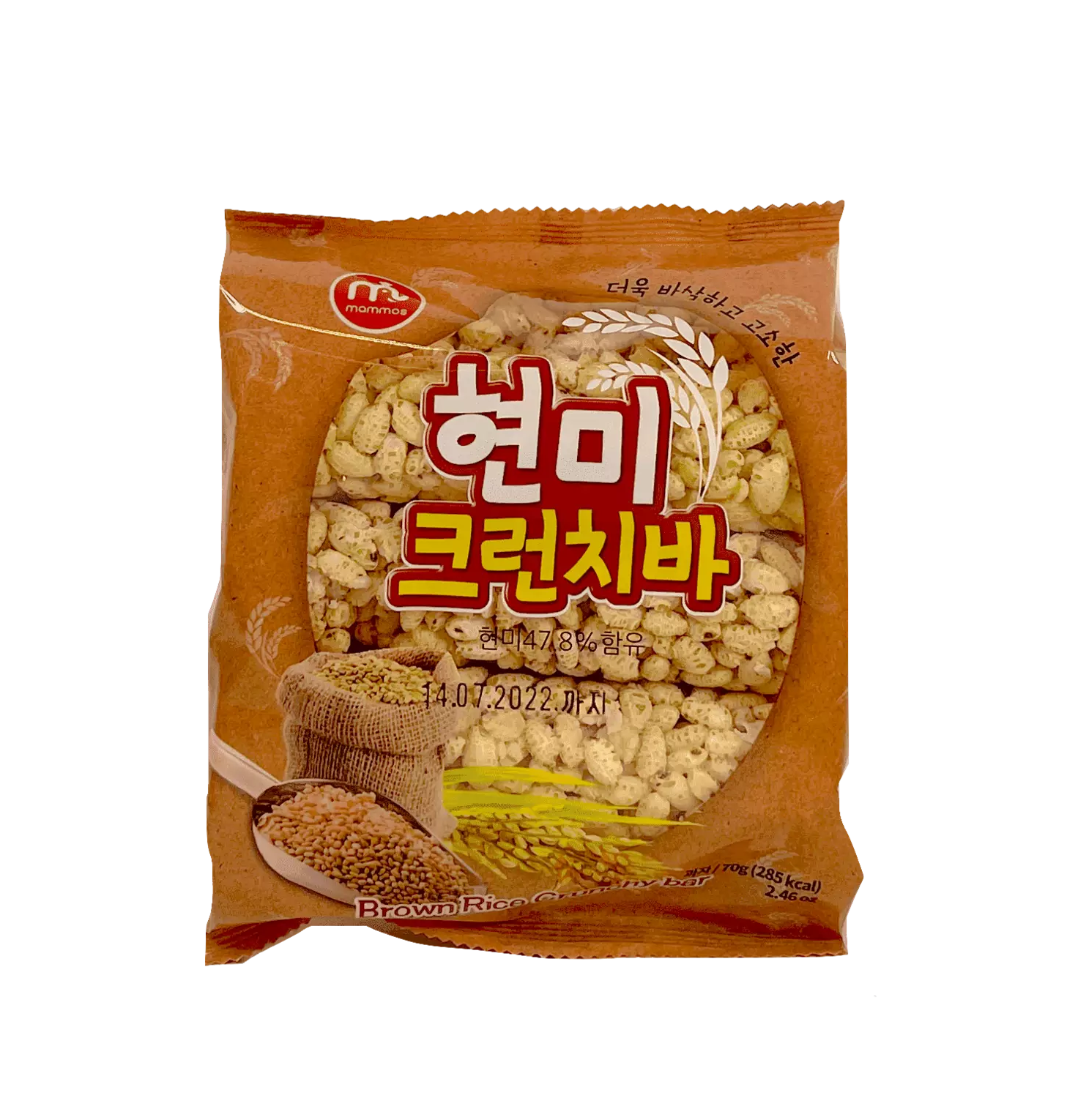Brown Rice Kex 70g Mammos Korea