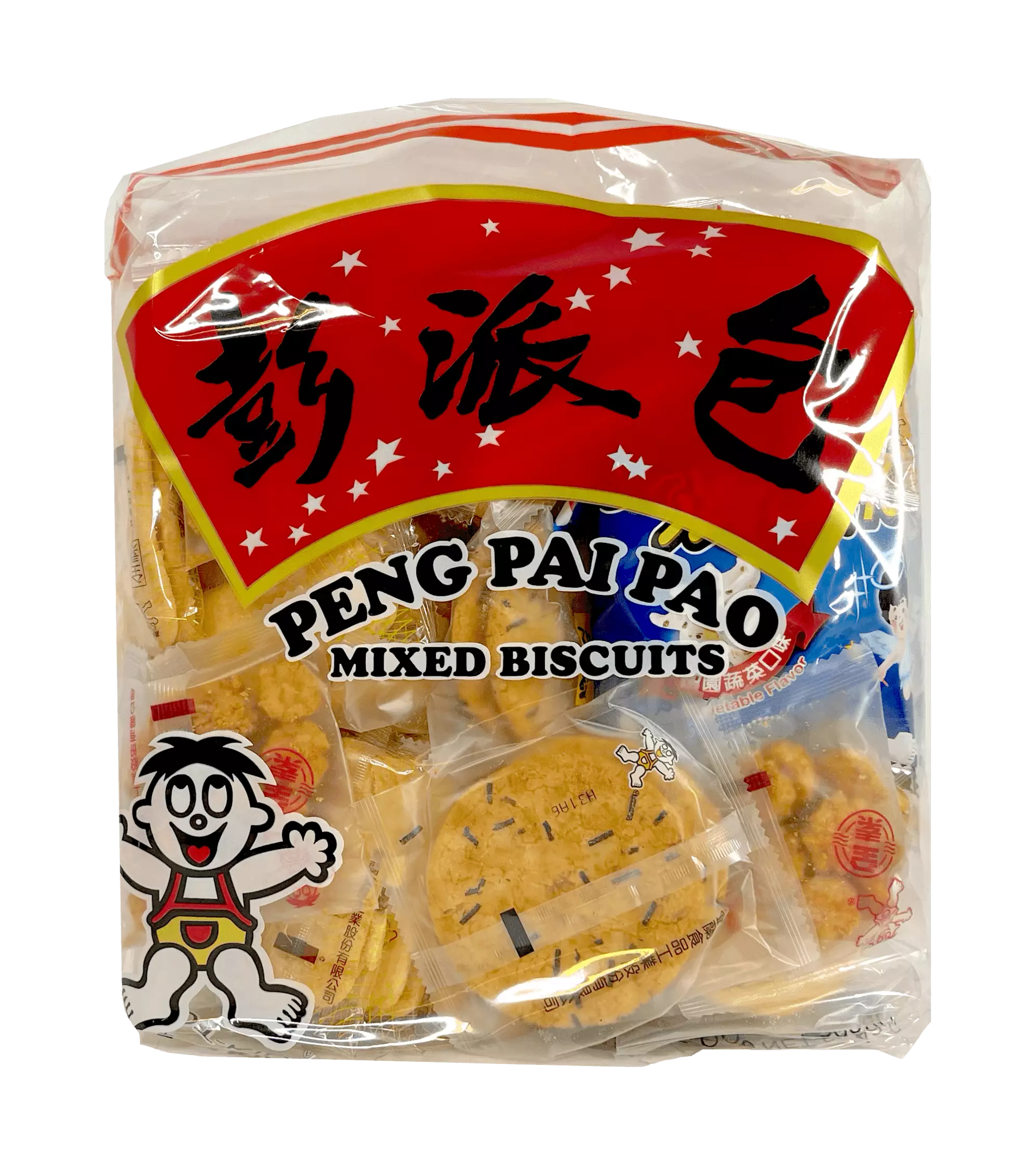 旺旺 彭派包 零食综合风味 500g 台湾