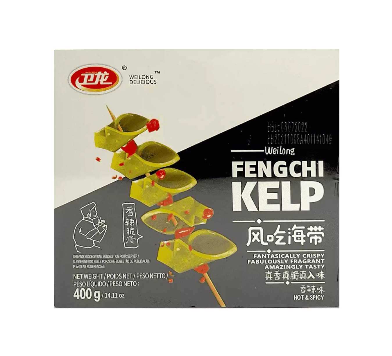 Fengchi Kelp Spicy Strips 400g FCHD Wei Long China