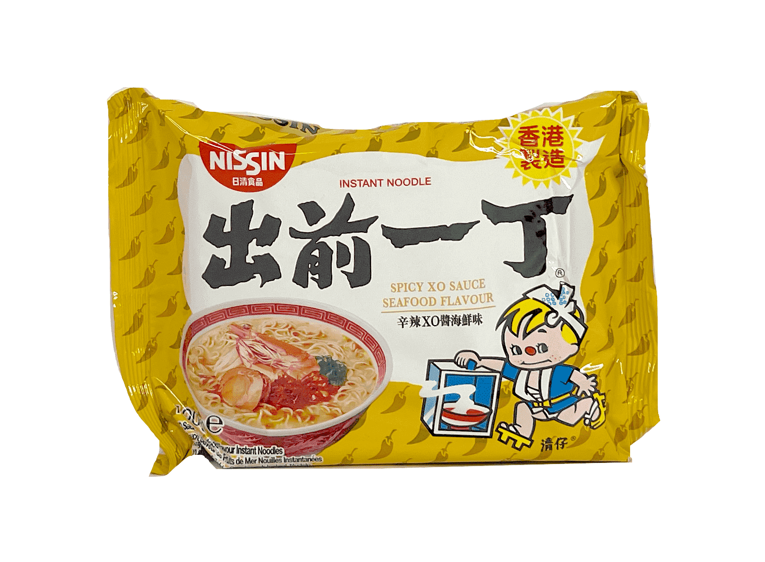Instant Noodles Ramen With Spicy XO Sauce Flavour 100g Nissin Hong Kong