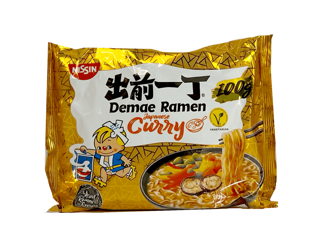 Snabbnudlar Japanese Curry Smak 100g Nissin Japan