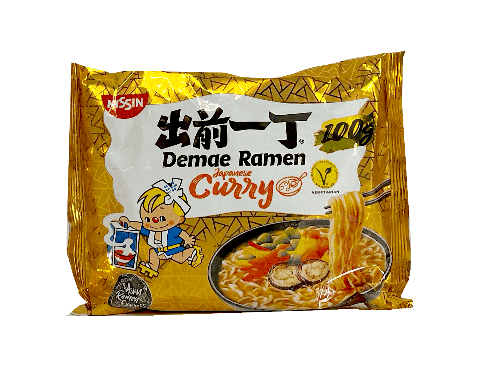 Snabbnudlar Japanese Curry Smak 100g Nissin Thailand