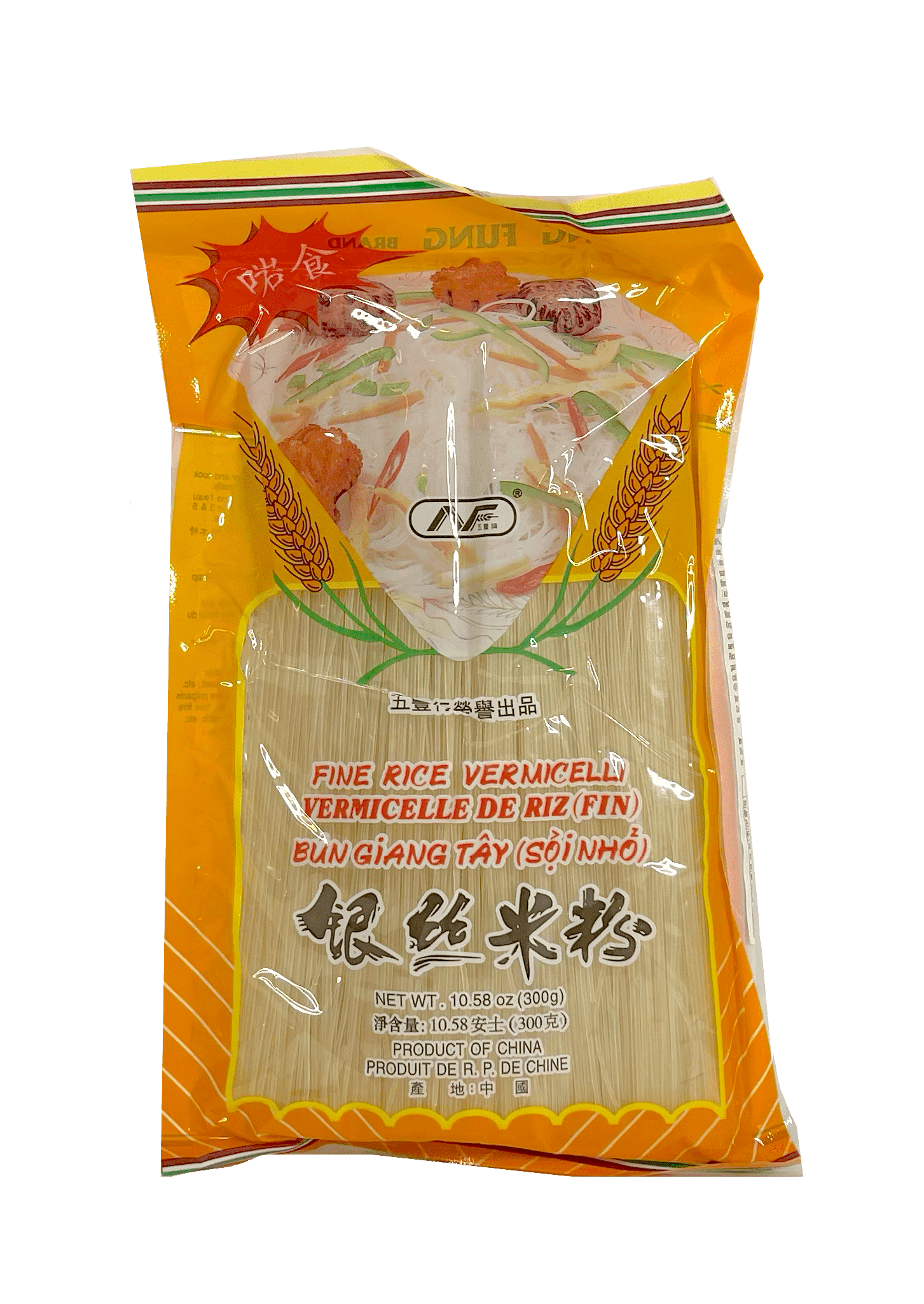 Risnudlar Jianxi Thin 300g NG Fung Brand Kina