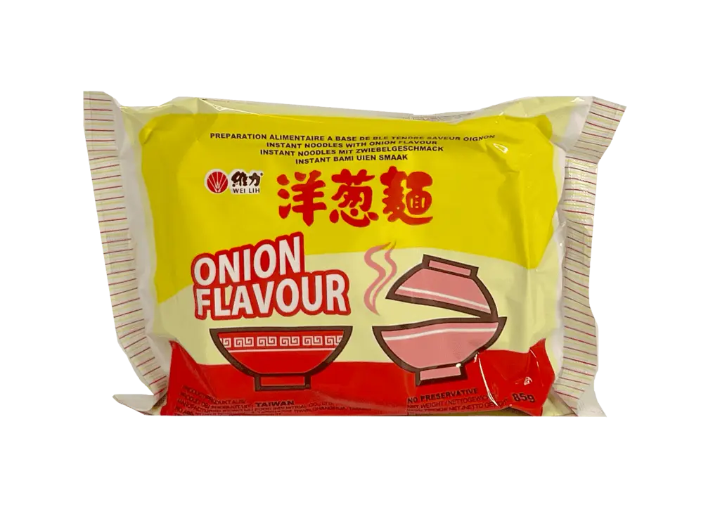 Instant Noodles Onion Flavour 85g Wei Lih Taiwan