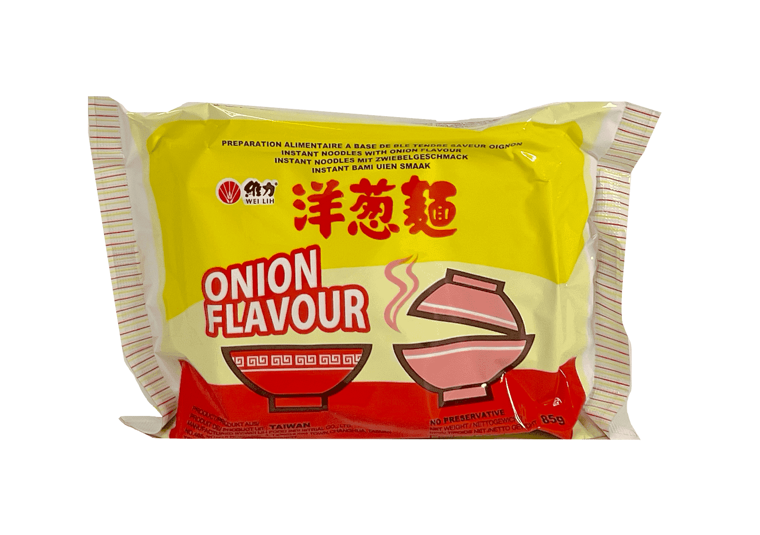 Instant Noodles Onion Flavour 85g Wei Lih Taiwan