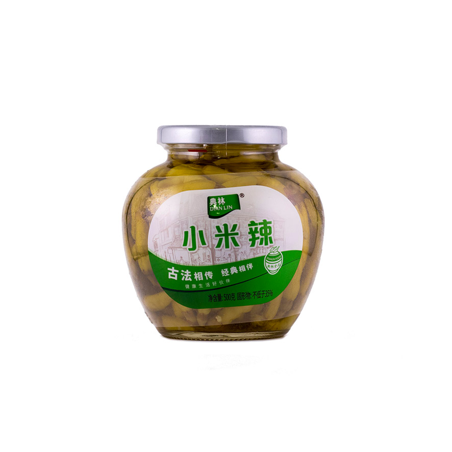 Pickled Green Chili Xiaomi Jiao 500g China