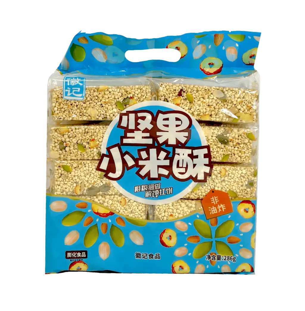 坚果小米酥 286g 好巴食 徽记 中国