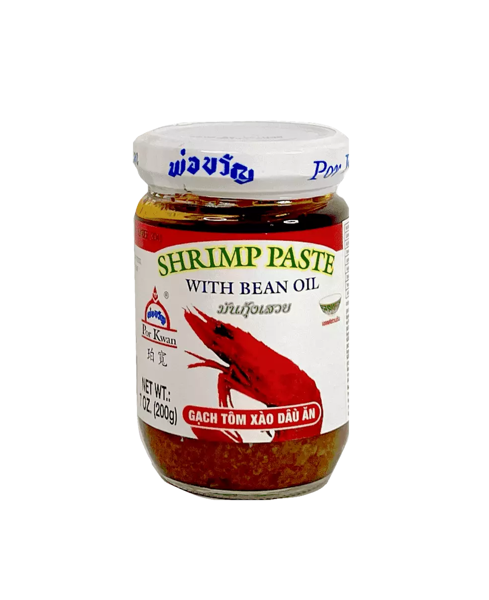 Shrimp paste in Bean Oil 200g Por Kwan Thailand