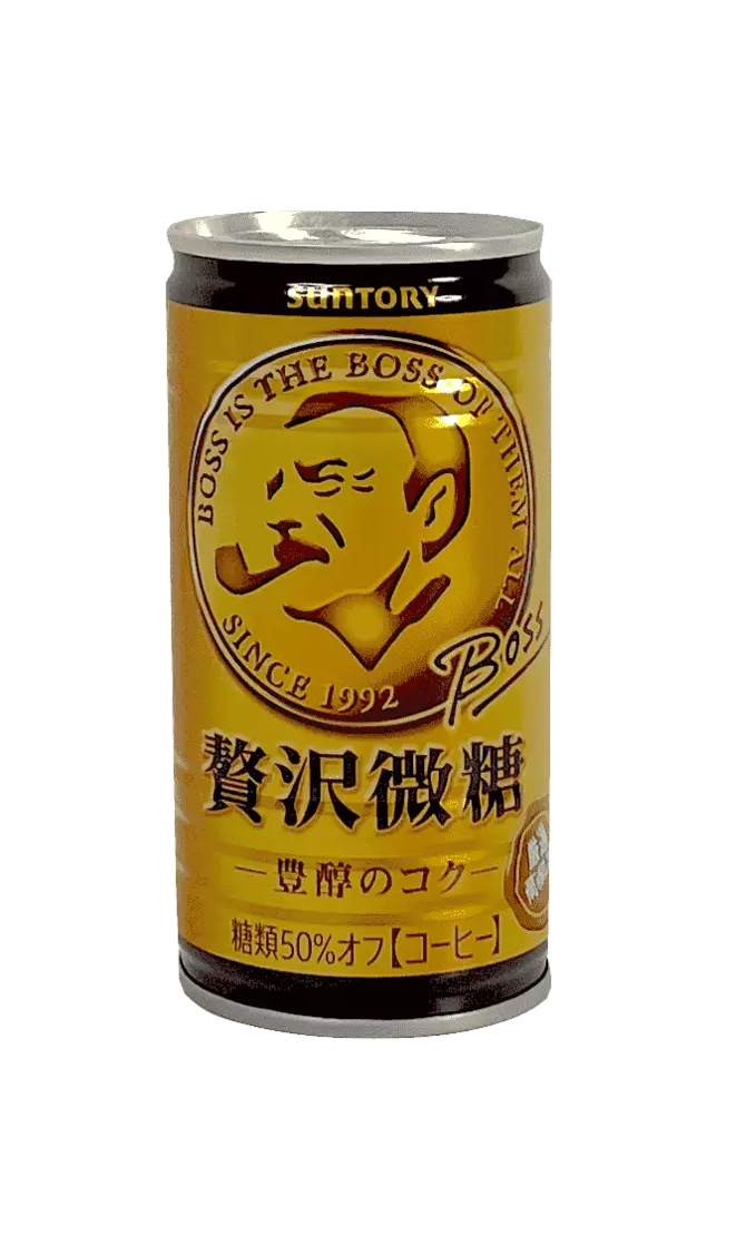 Boss Kaffe Mindre Socker 185g Suntory Japan