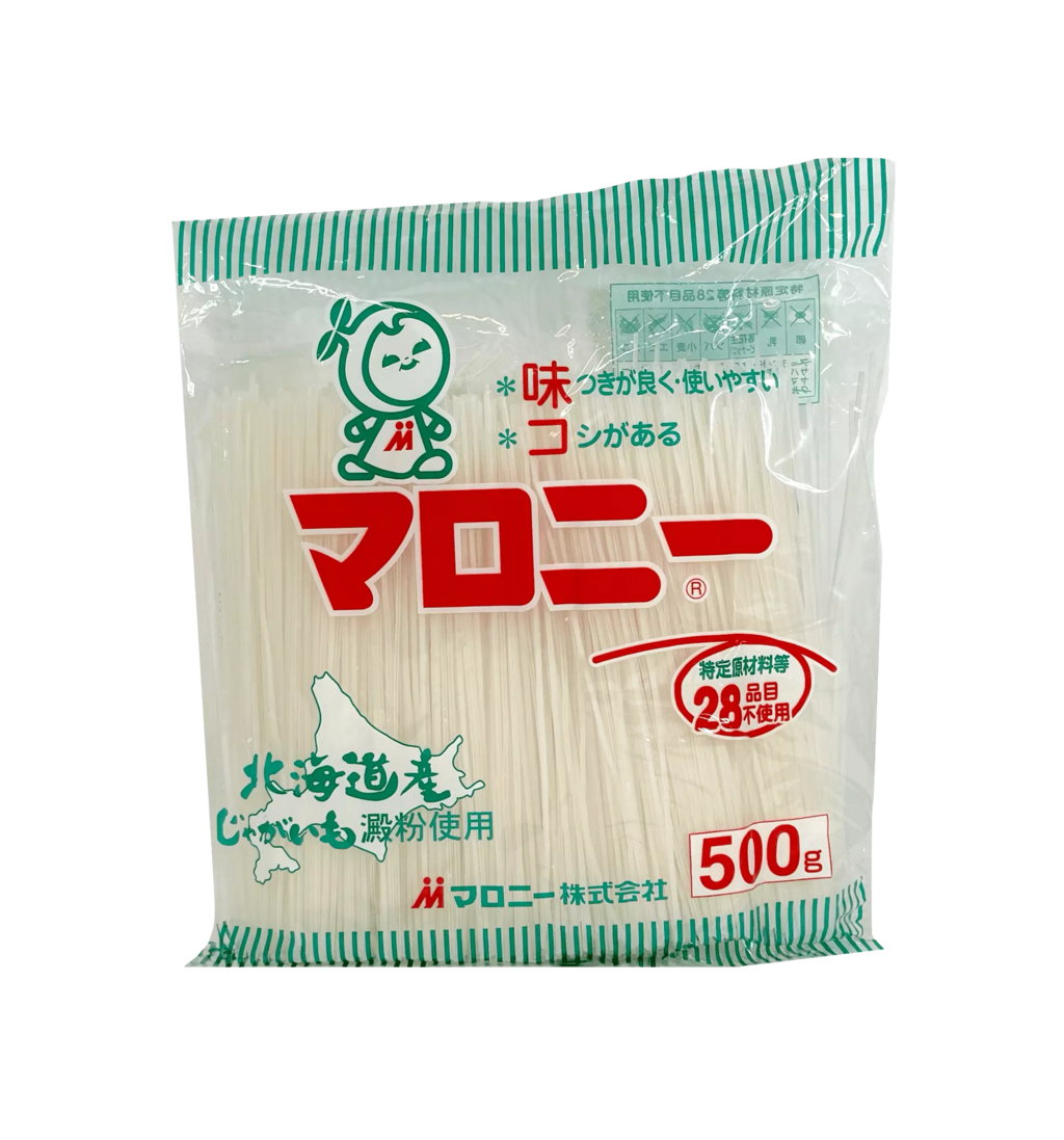 Glass noodles 500g Green Malony Harusame Japan