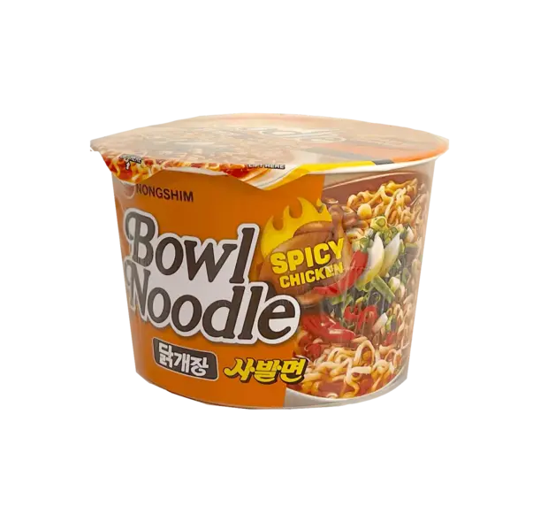 Instant Noodles Bowl With Spicy Chicken Flavour 100g Nongshim Korea