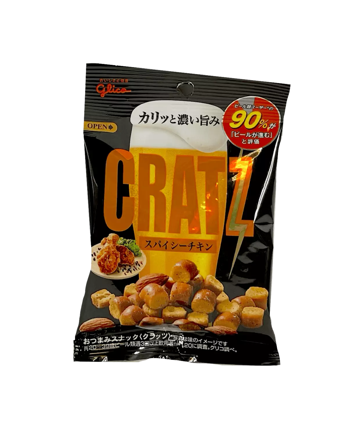 Cratz 香辣鸡味 42g Glico 日本
