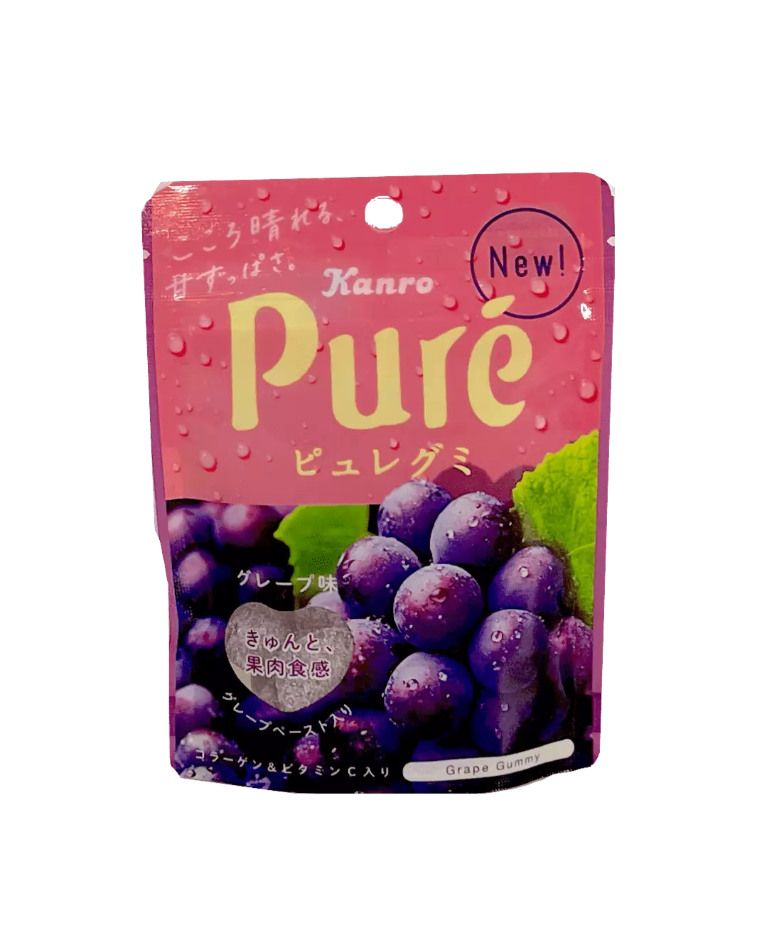 Pure Gummy Vindrov Smak 56g Kanro Japan
