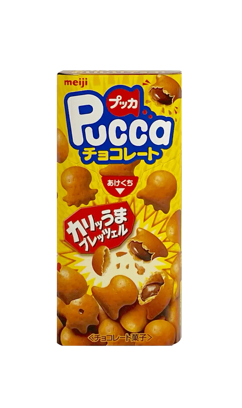 Pucca Ichigo 巧克力味 43g Meiji 日本