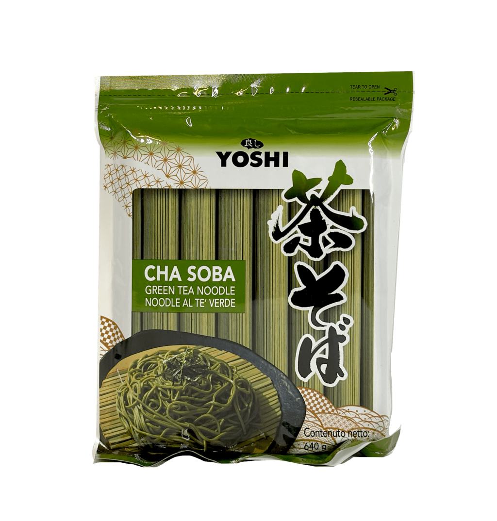绿茶面（茶荞麦面）640g Yoshi 日本