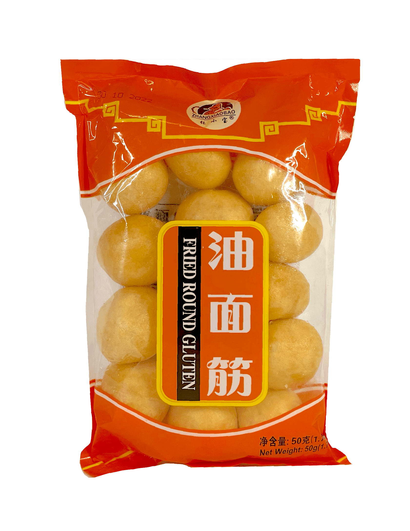 Friterade Gluten/Runda Fryst 50g Chang Xiao Bao Kina