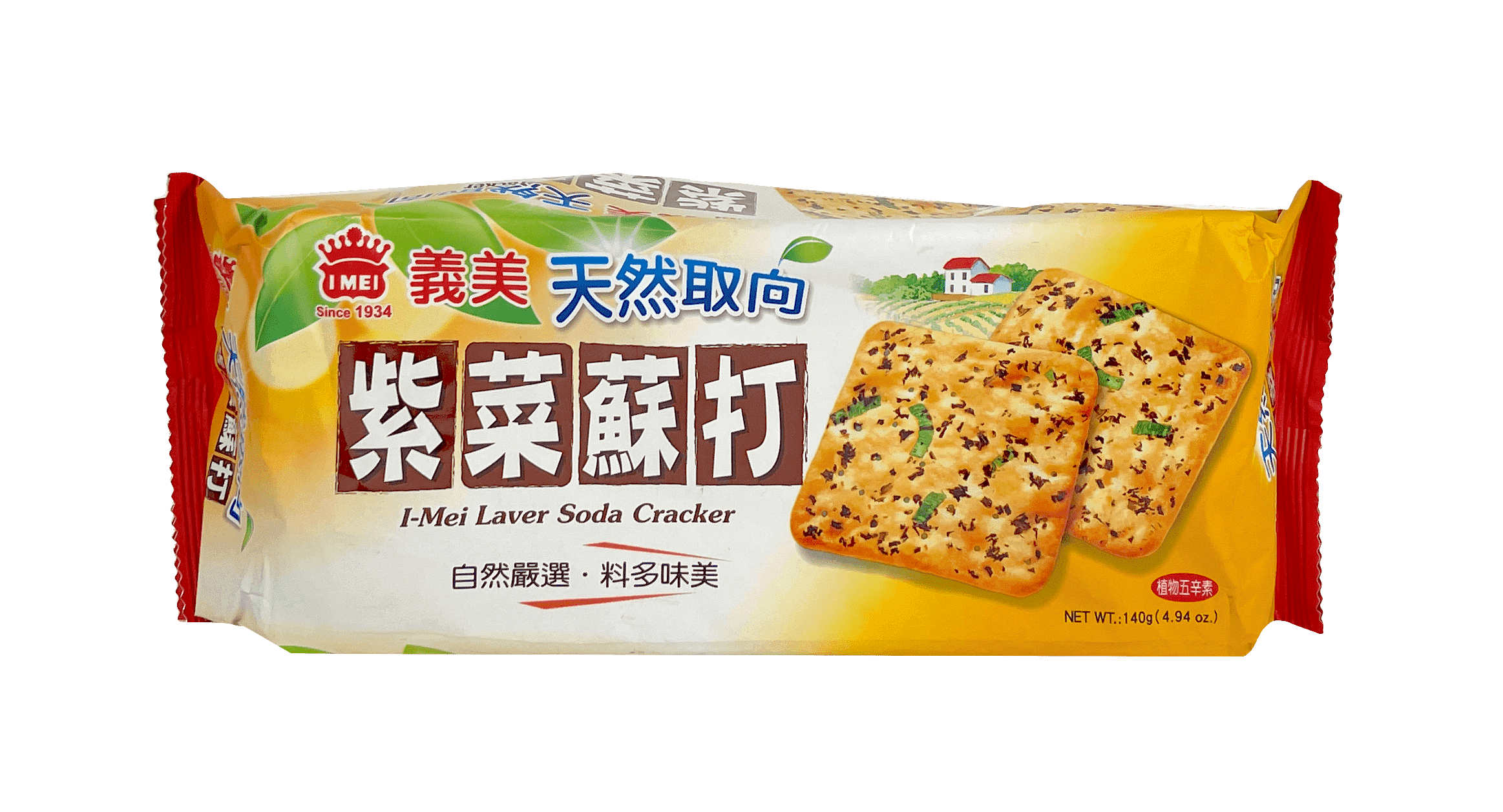 Soda Crackers Med Sjögräs 140g Taiwan