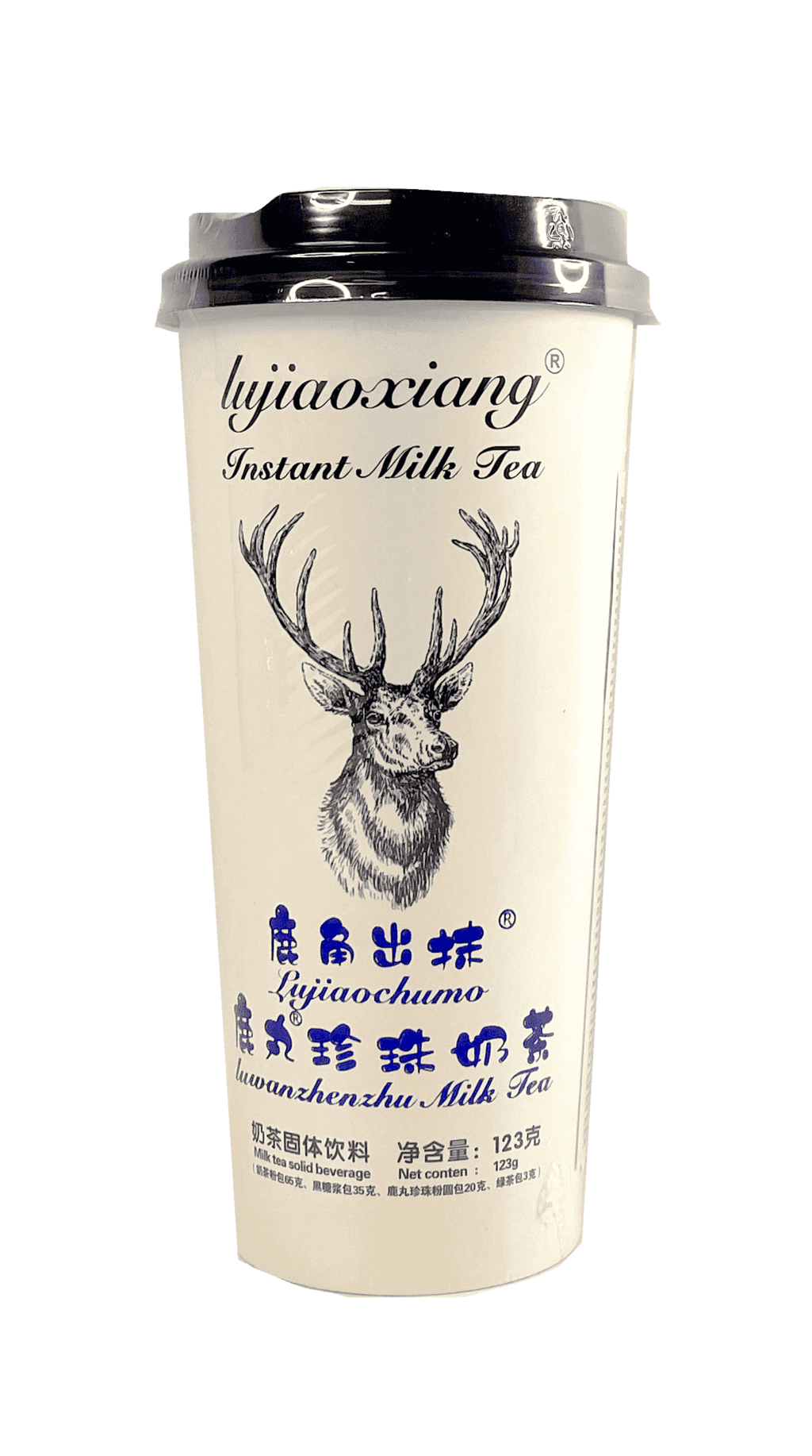 Instant Bubble Milk Tea With Matcha Flavour 123g LJX China