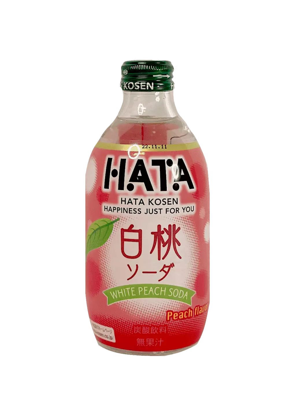 苏打饮料 水蜜桃风味 300ml Hata Kosen 日本