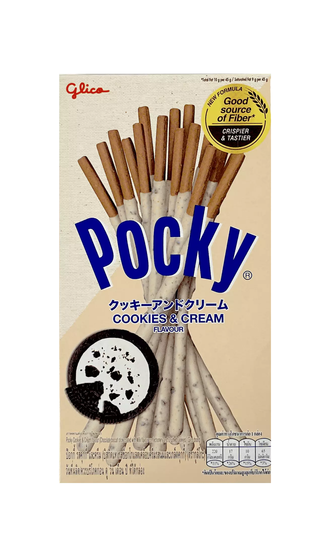 Pocky 饼干和奶油脆棒45g Glico 泰国