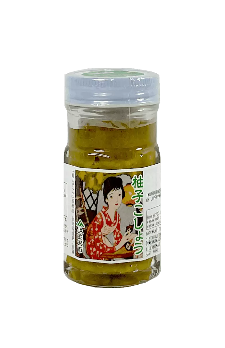 Tonami Yuzu Kosho, Yuzu Skal Från Japansk Citrus Med Grön Peppar 50g