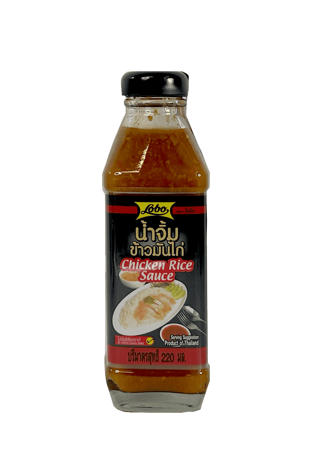 Best Before: 2022.11.11 Chicken Rice Sauce 220ml Lobo Thailand