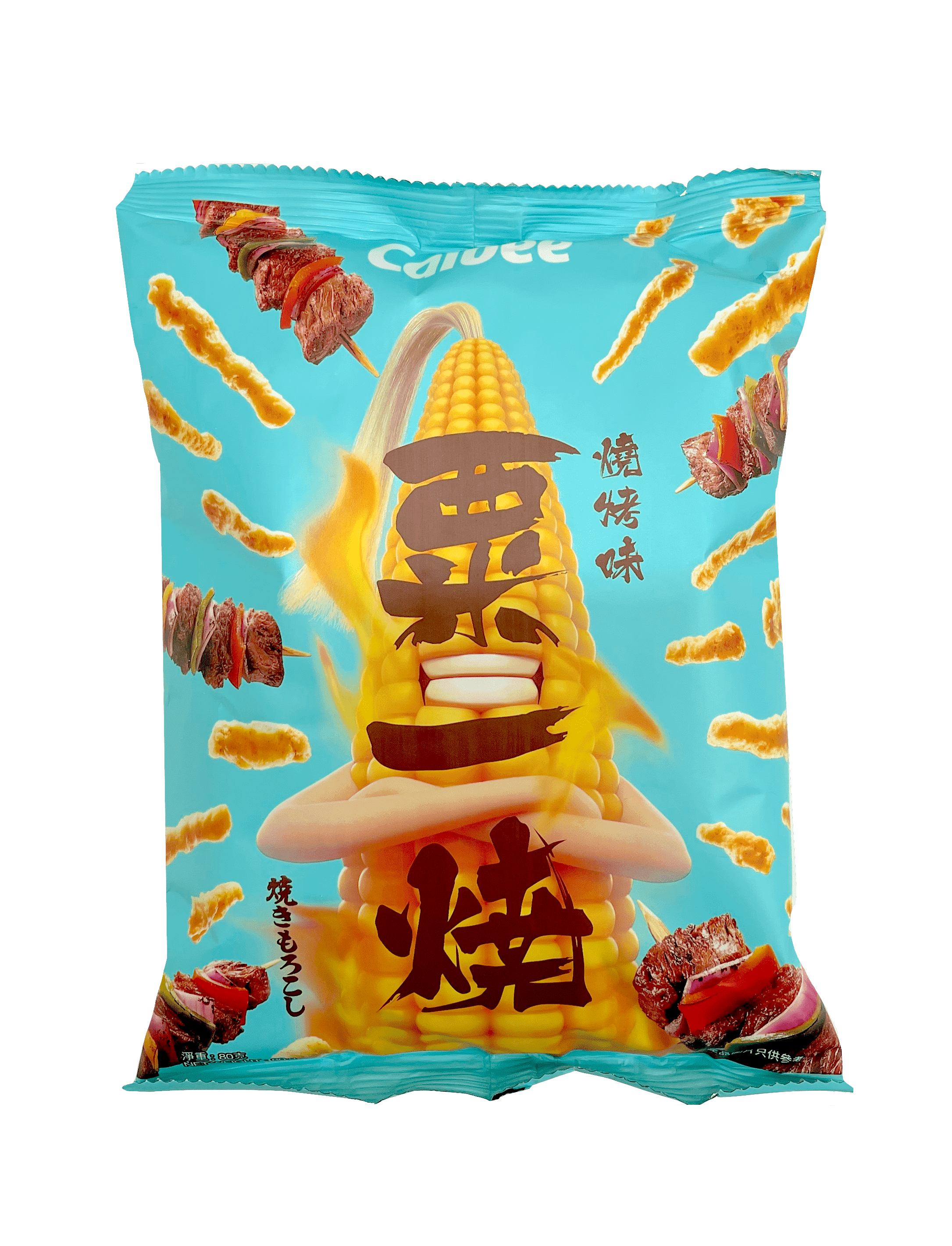 Snacks Corn With BBQ Flavour 80g Calbee China