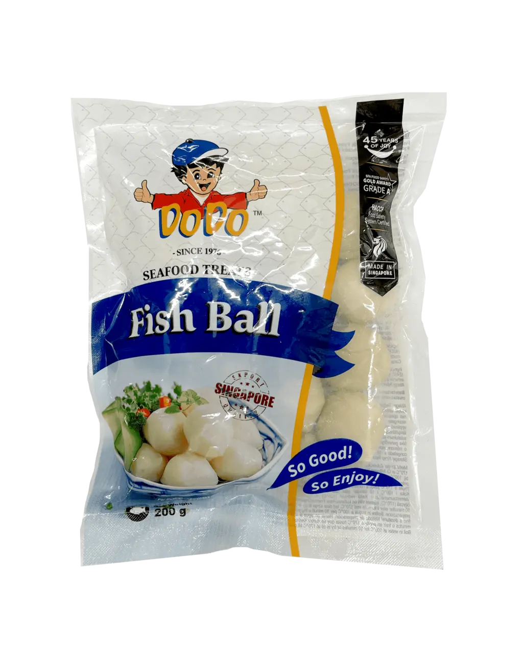 Fish Balls Frozen 200g Dodo Singapore