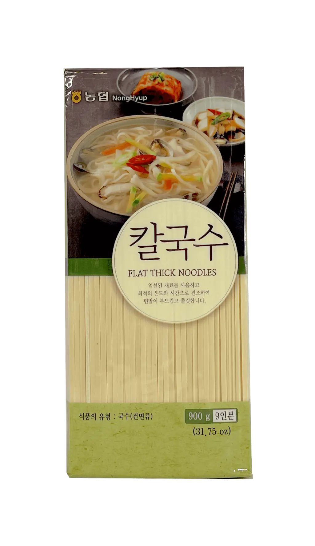 Noodles Flat Thick 900g NH Korea