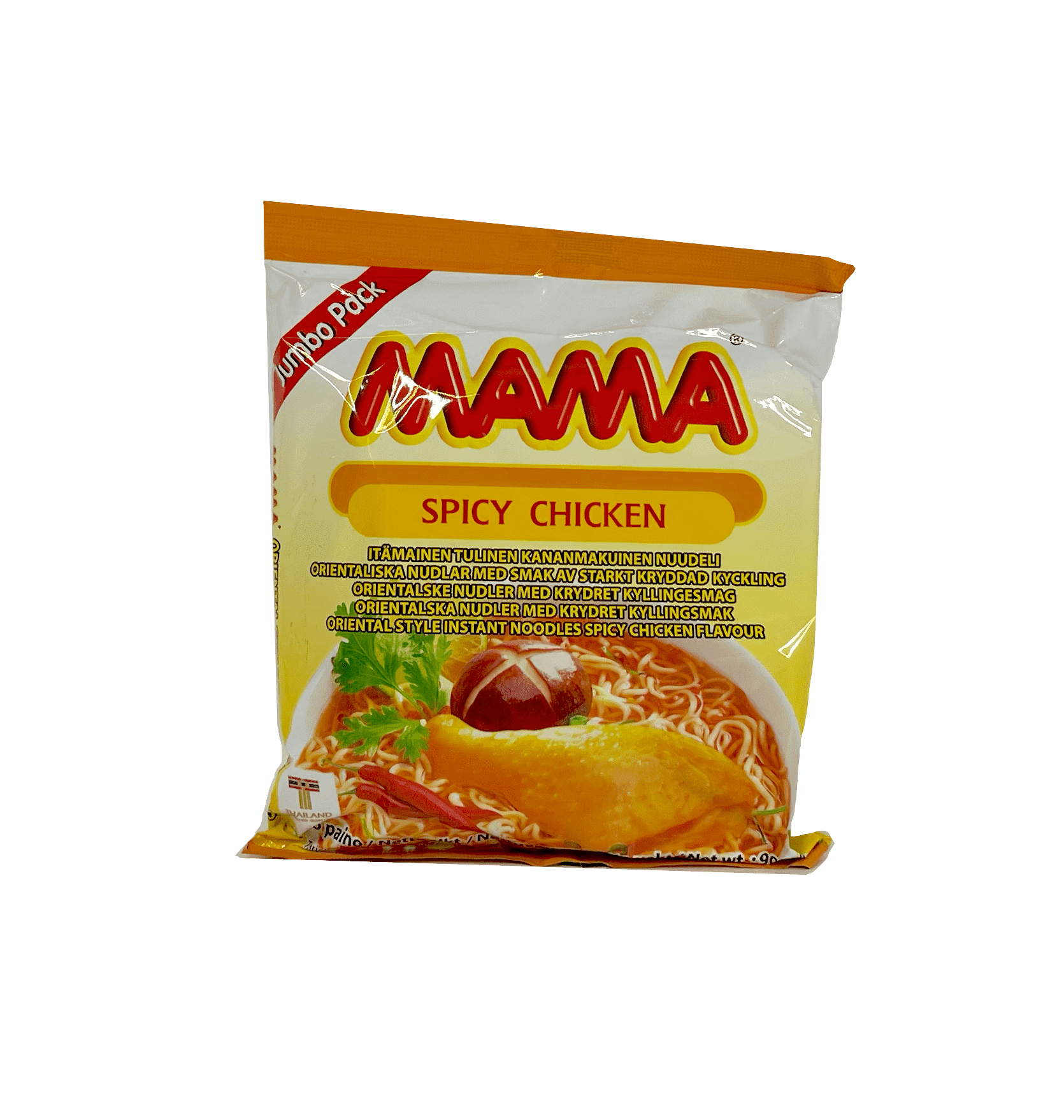 Snabbnudlar Spicy Kycklingsmak 90g Mama Thailand