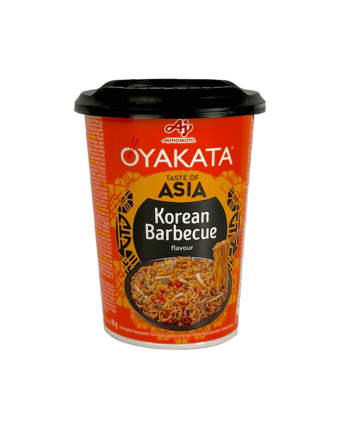 Instant Noodles Cup Korean Barbecue 93g Ajinomoto Oyakata Japan