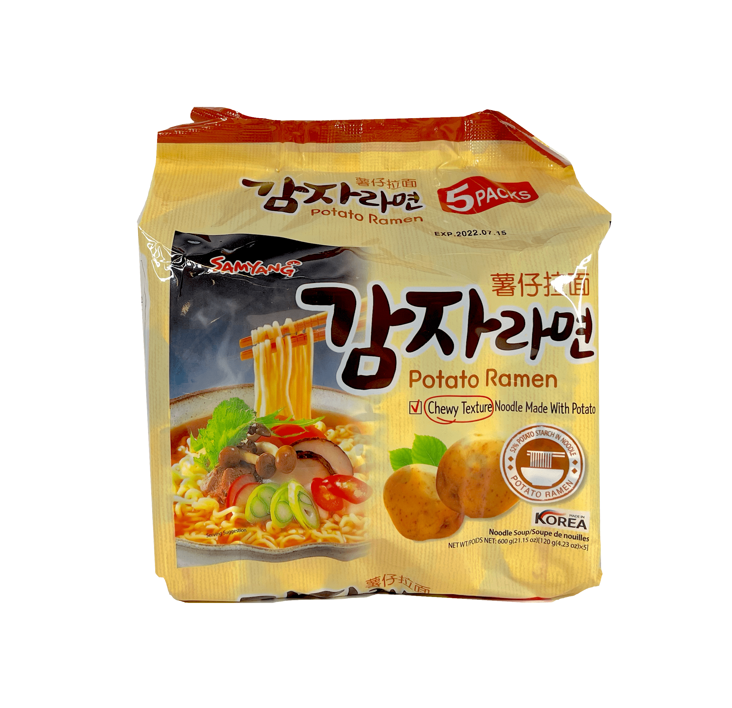 Potato Ramen 120gx5st Samyang Korea