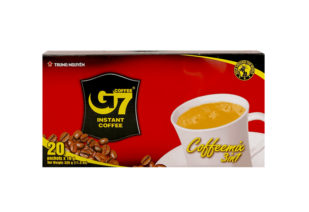 Instant Coffee G7 3in1 320g/Ask Trung Nguyen Vietnam