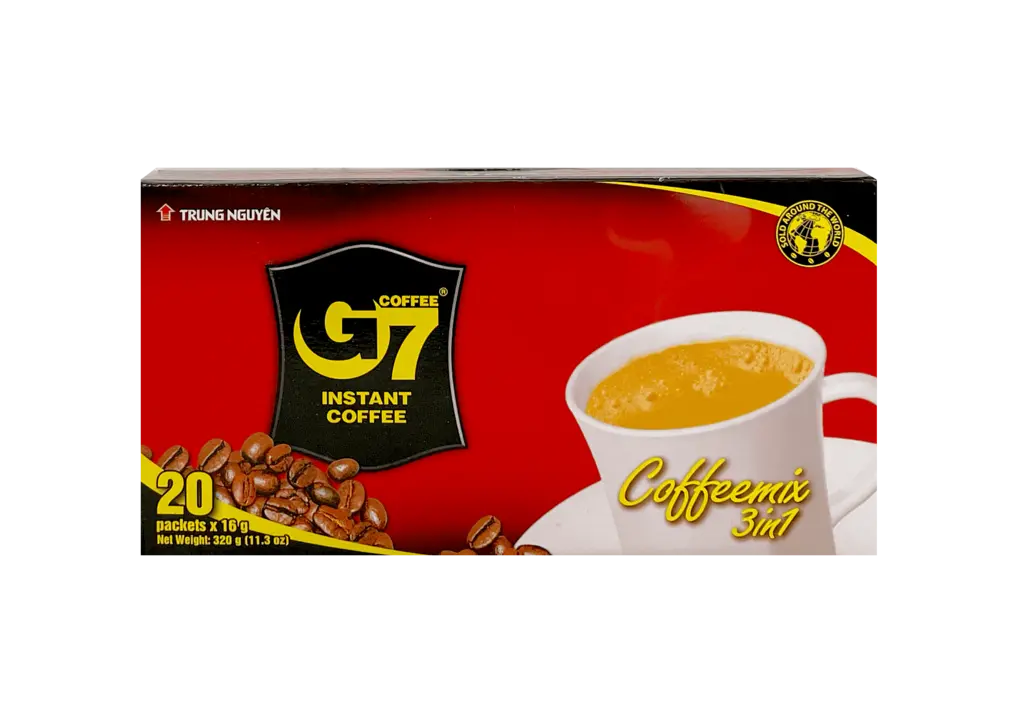 Instant Coffee G7 3in1 320g/Ask Trung Nguyen Vietnam