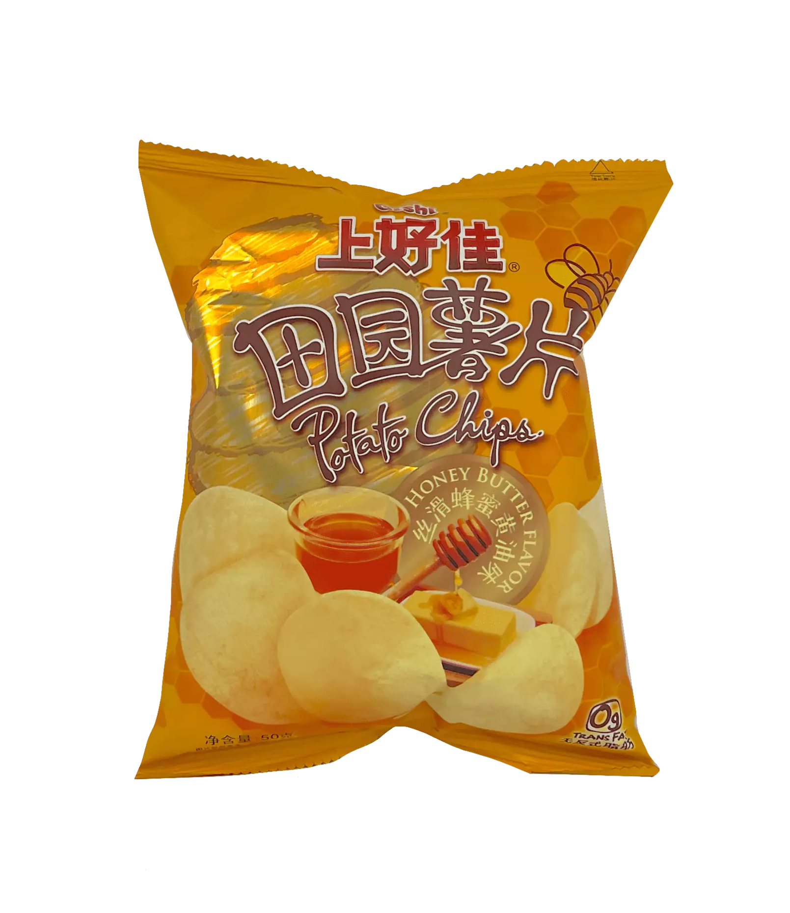 Snacks Potatischips Med Honung Smör Smak 50g Oishi Kina