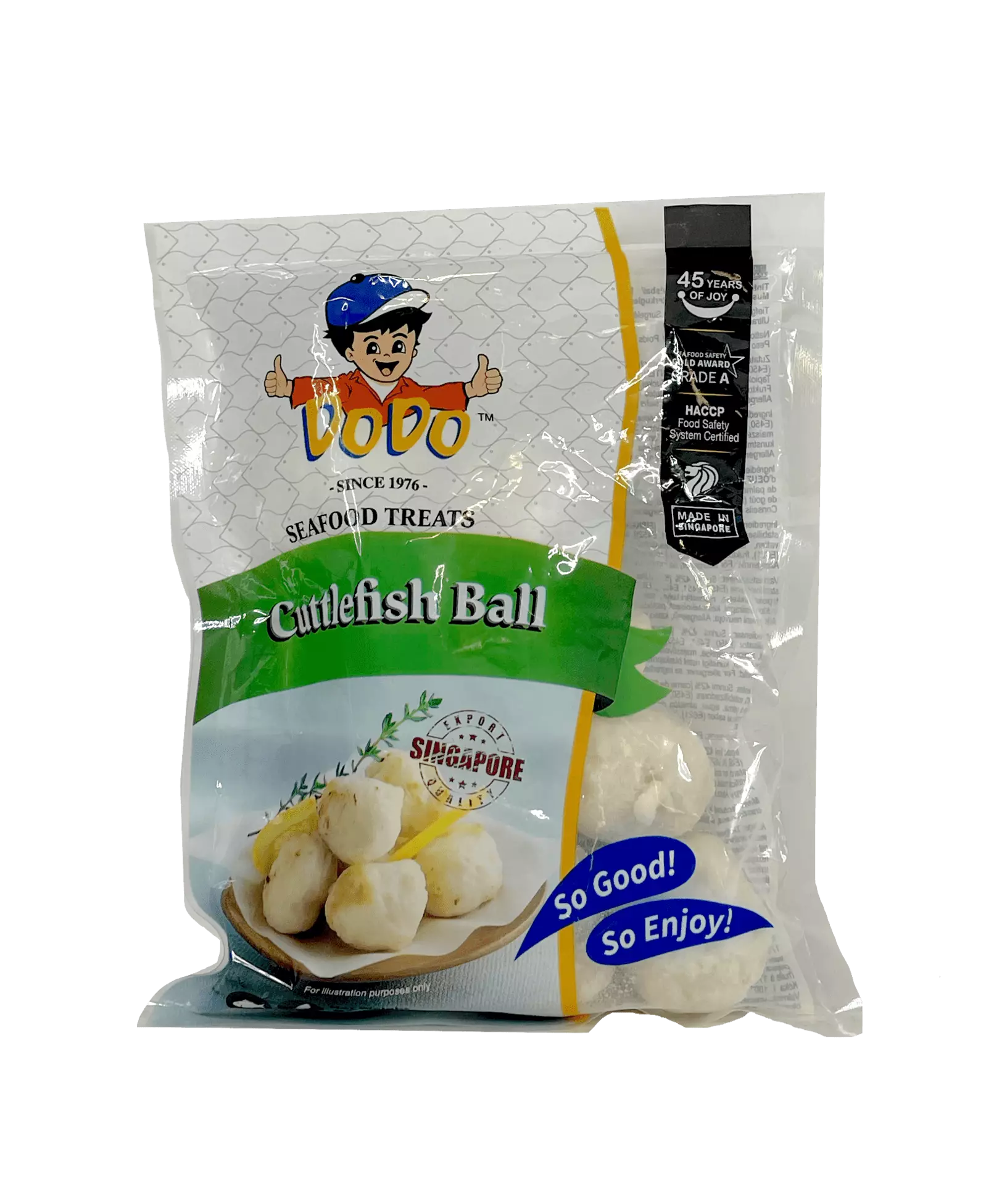 Bläckfisk Bollar Fryst 200g Dodo Singapore