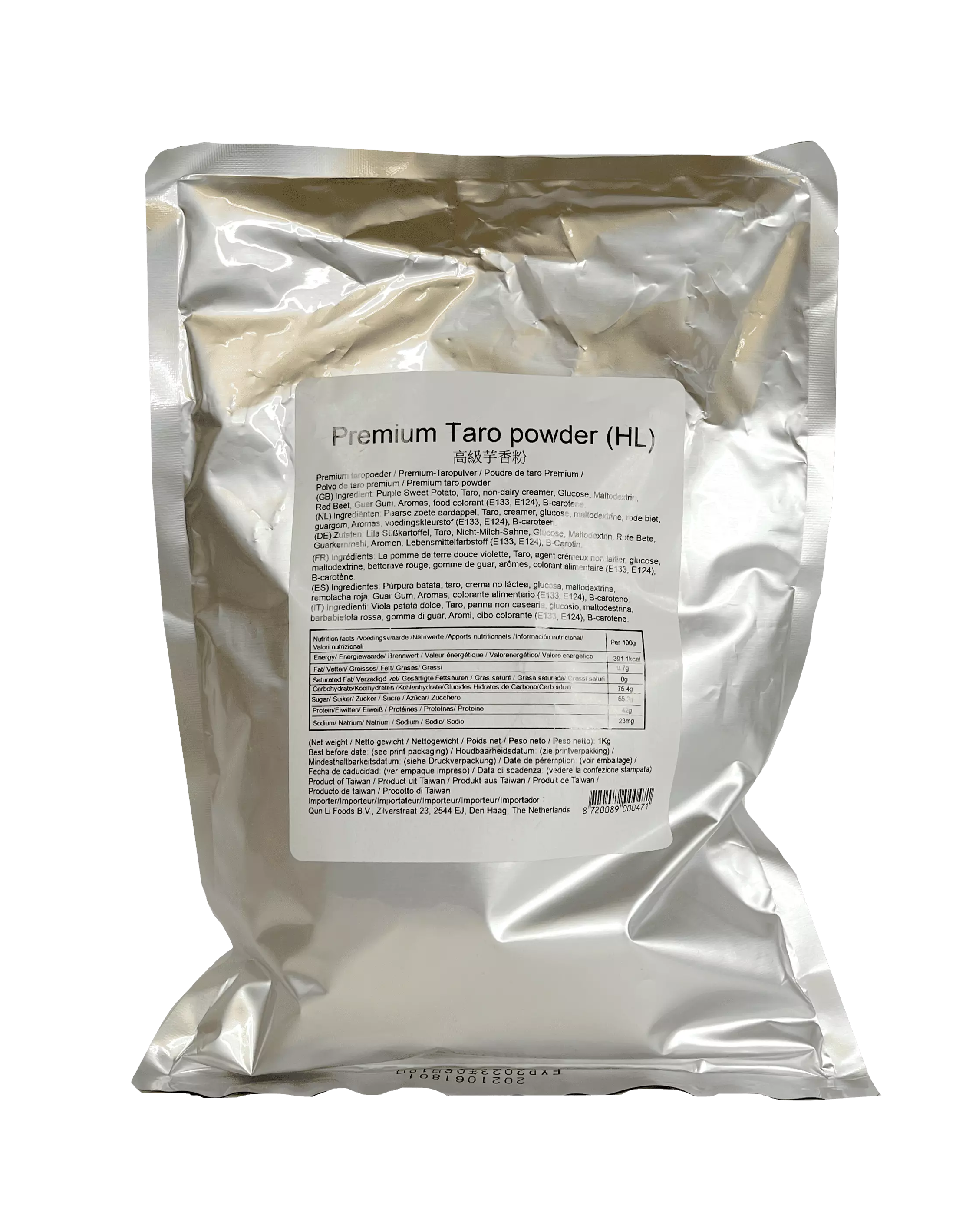 Premium Taro Pulver 1kg Taiwan