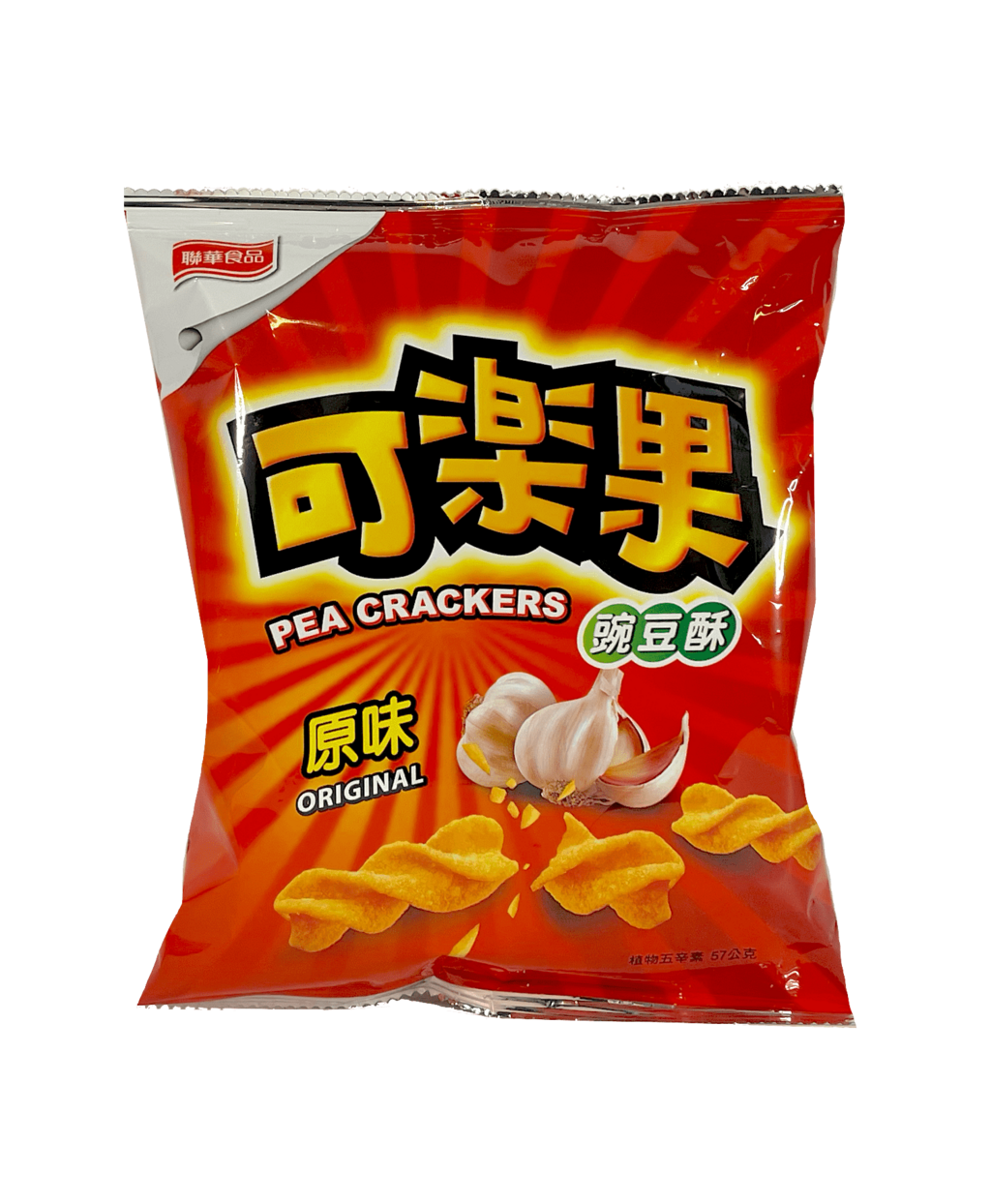 可乐果  豌豆酥 原味 48g 联华 中国台湾