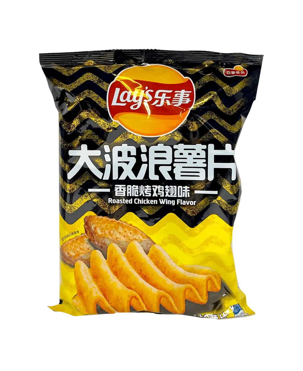 大波浪薯片 香脆烤鸡翅味 70g 乐事 中国