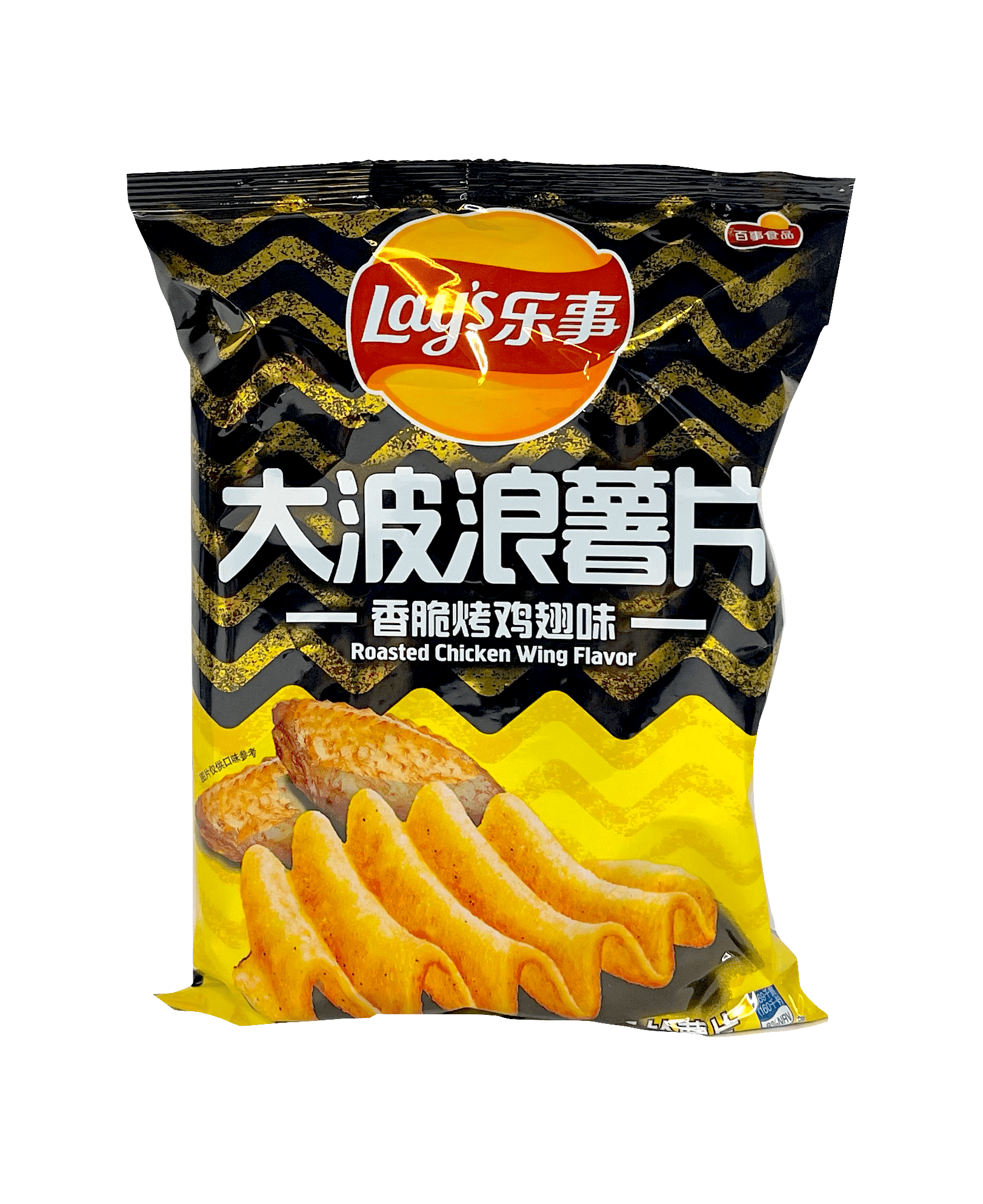 大波浪薯片 香脆烤鸡翅味 70g 乐事 中国