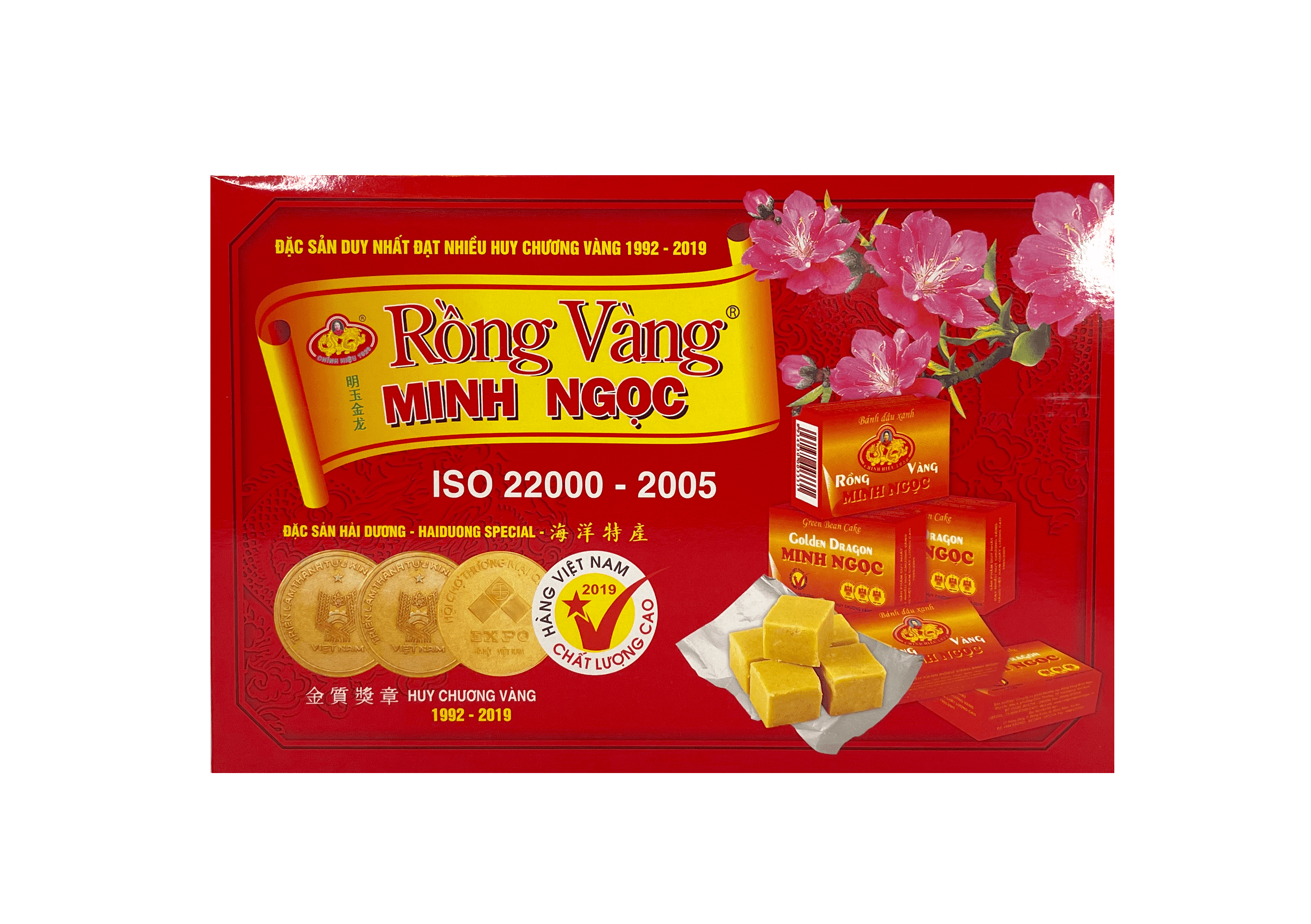 Mung Bean Cake 310g Rông Váng Minh Ngoc Vietnam