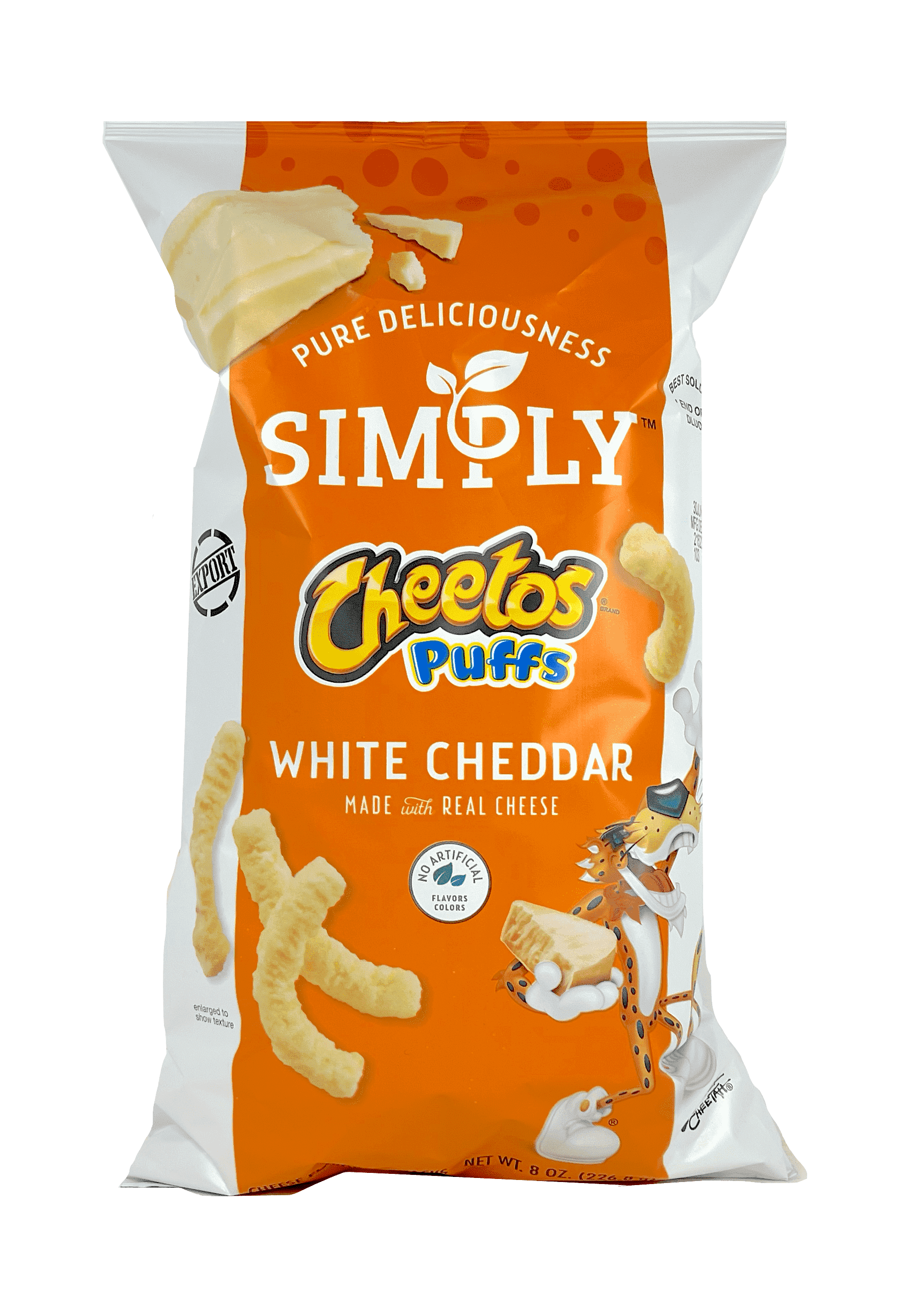 Cheetos Simply Puffs White Cheddar 226g Frito USA