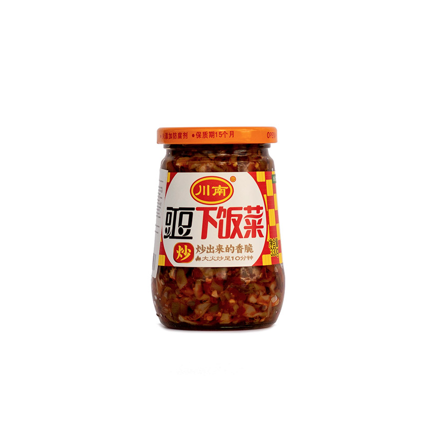 Fermenterade Haritcots Vert i Chiliolja 330g Chuannan Kina