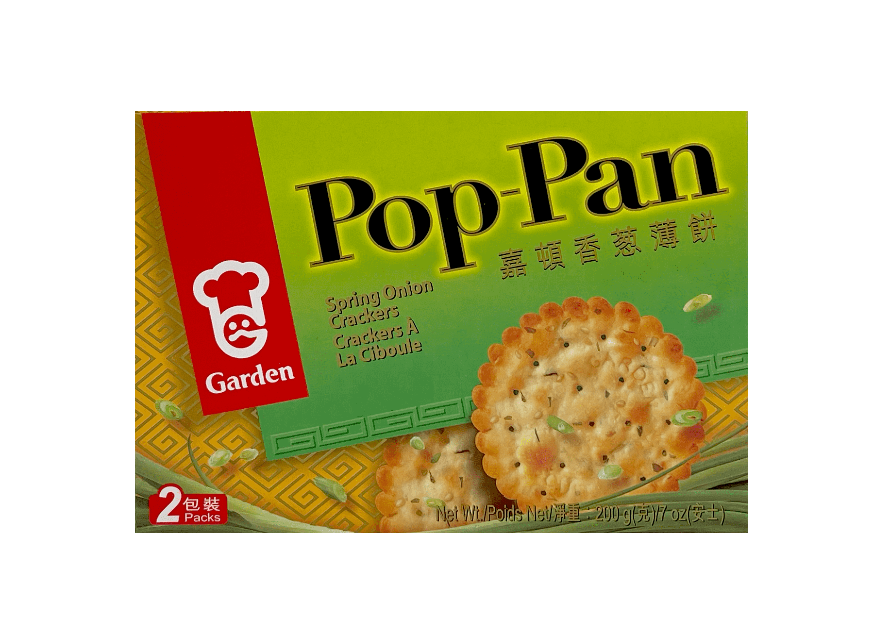 Pop Pan Crackers 200g Garden Taiwan