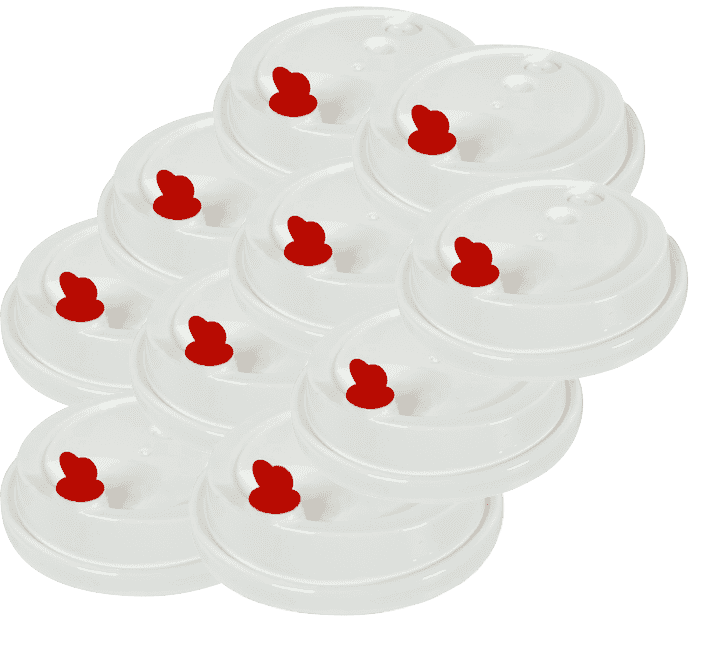 Bubbel Tea - Take Away 10 Set (Cup, Lid, Pouch, Straw) China