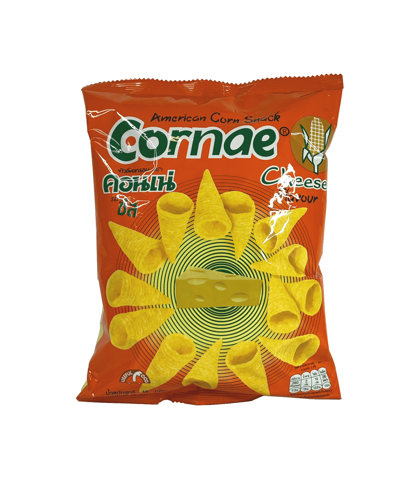 玉米零食 芝士味 48g Cornae 泰国