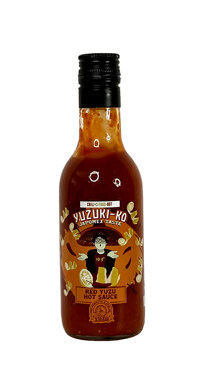 Röd Yuzu Hot Sauce Japomex Smak 180ml Yuzuki-Zu Japan